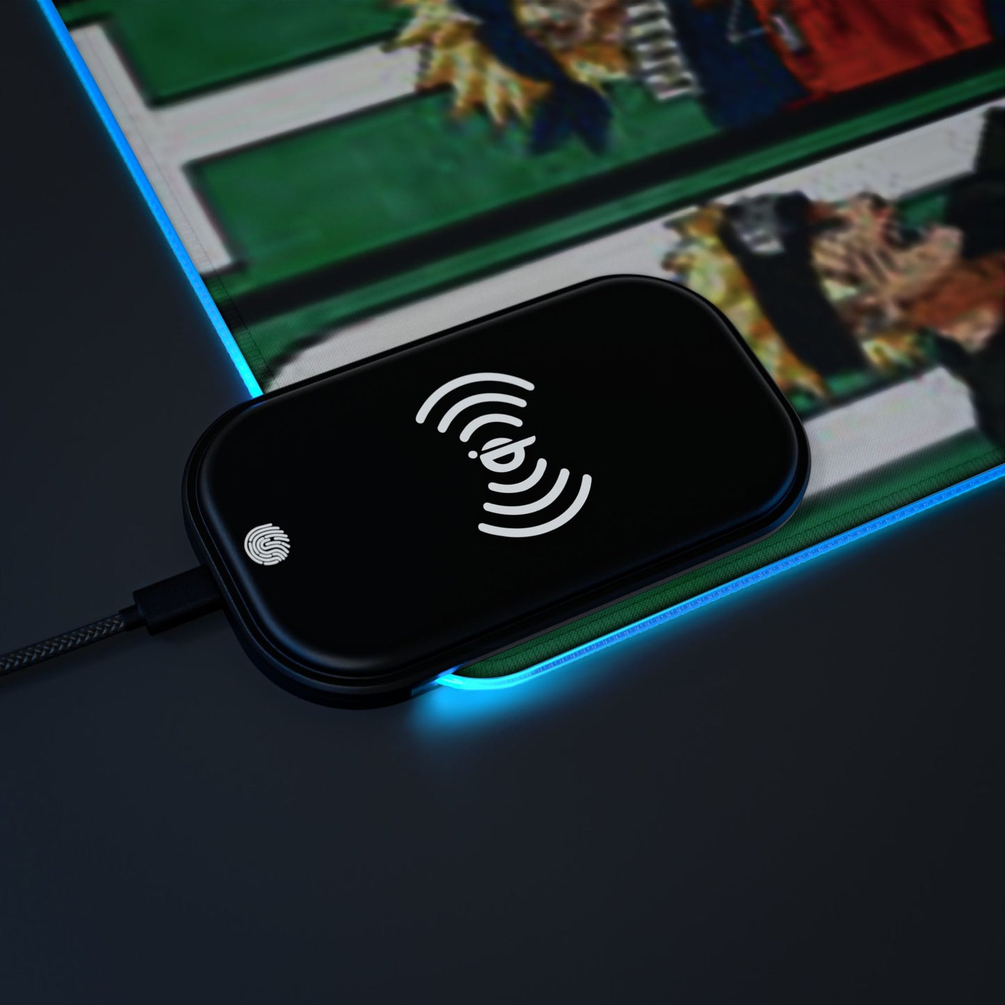 Naruto LED Wireless Charging Gaming Mouse Pad