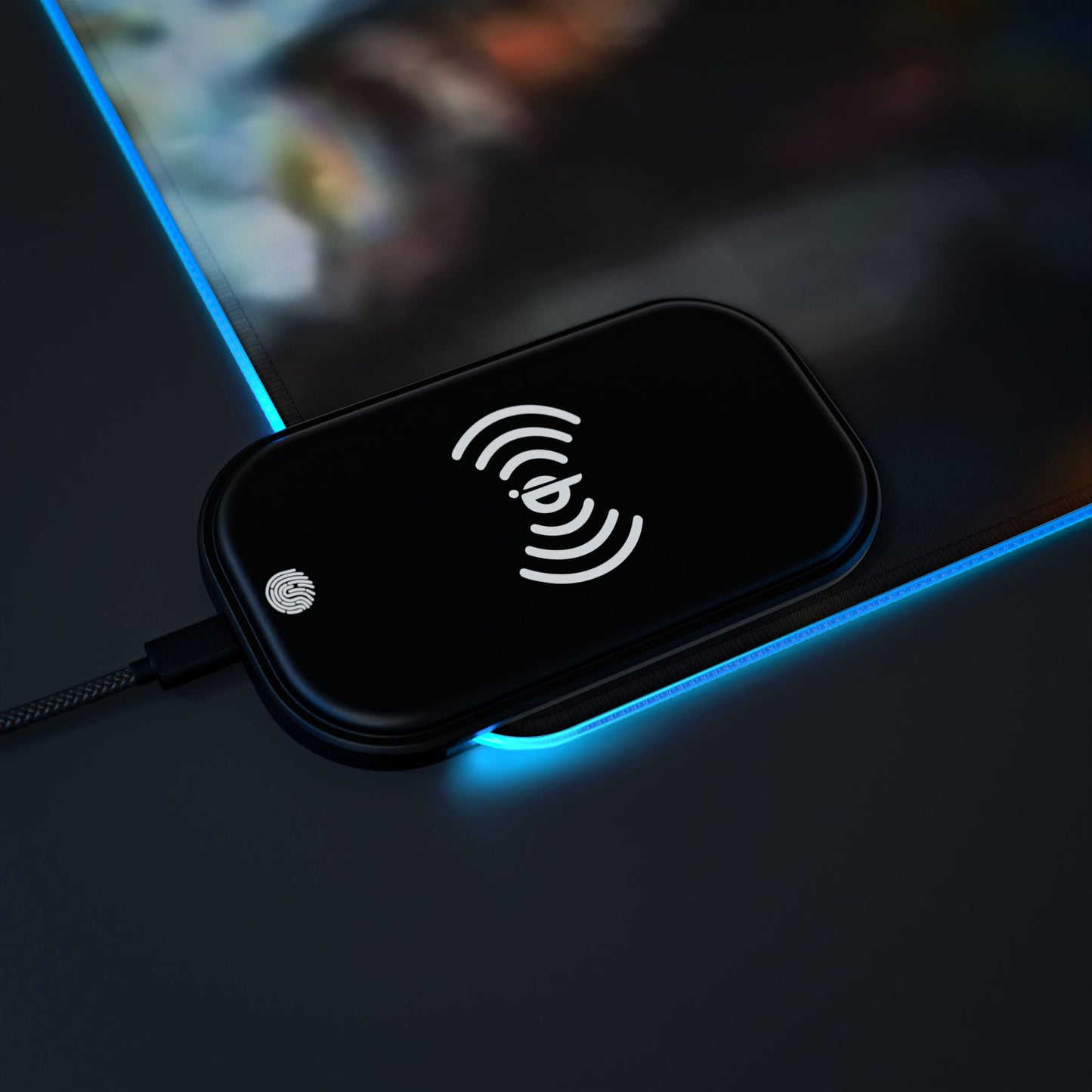 Luffy, one piece - LED Wireless Charging Gaming Mouse Pad