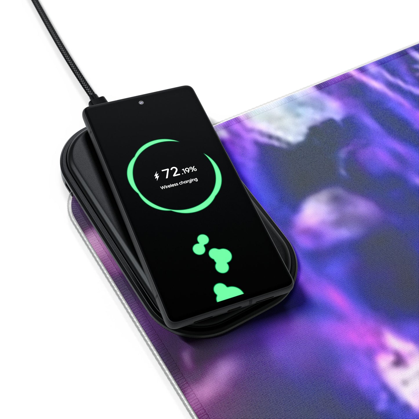 Naruto, Obito x madara - LED Gaming Mouse Pad, Wireless Charging