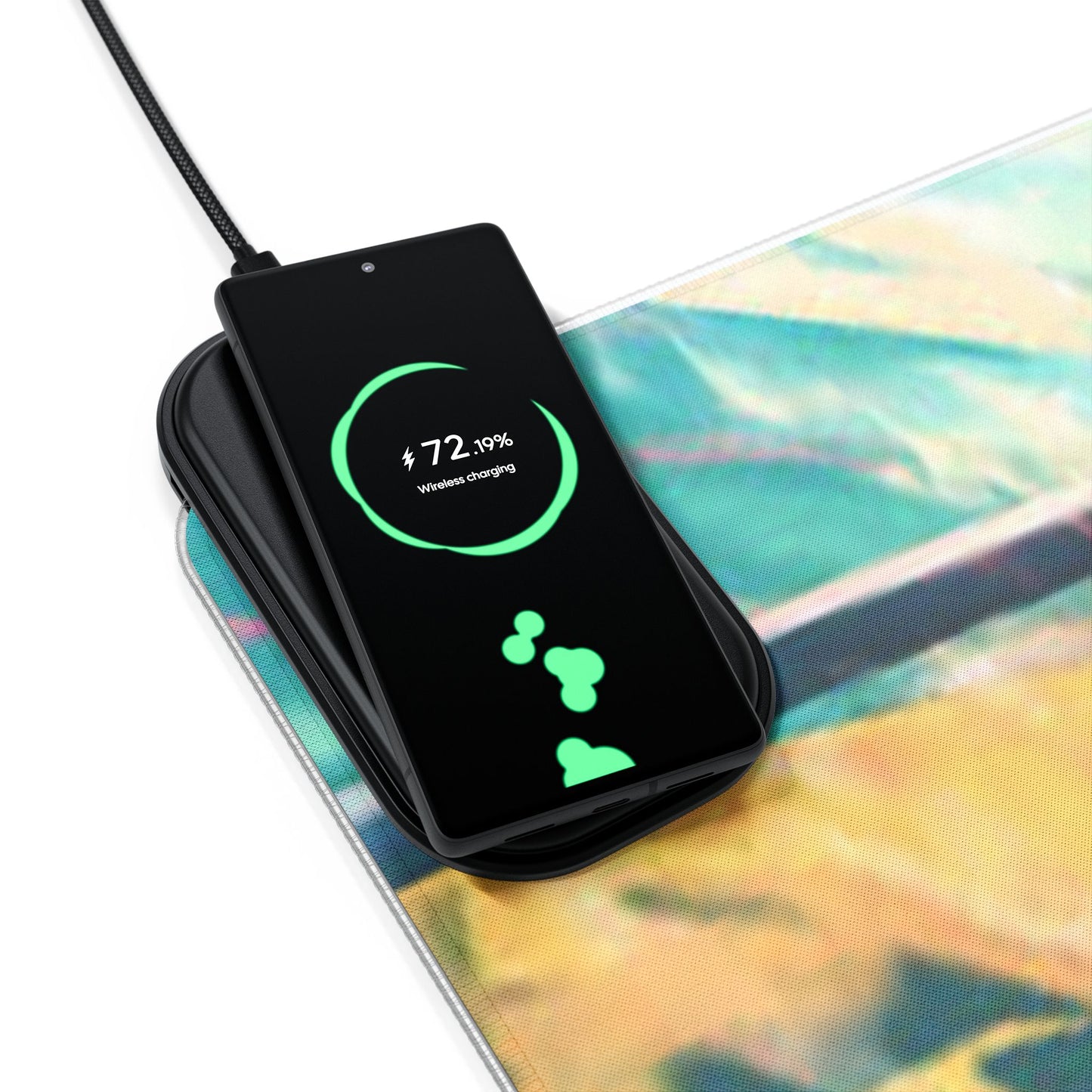 Zoro, one piece - LED Gaming Mouse Pad with Wireless Charging