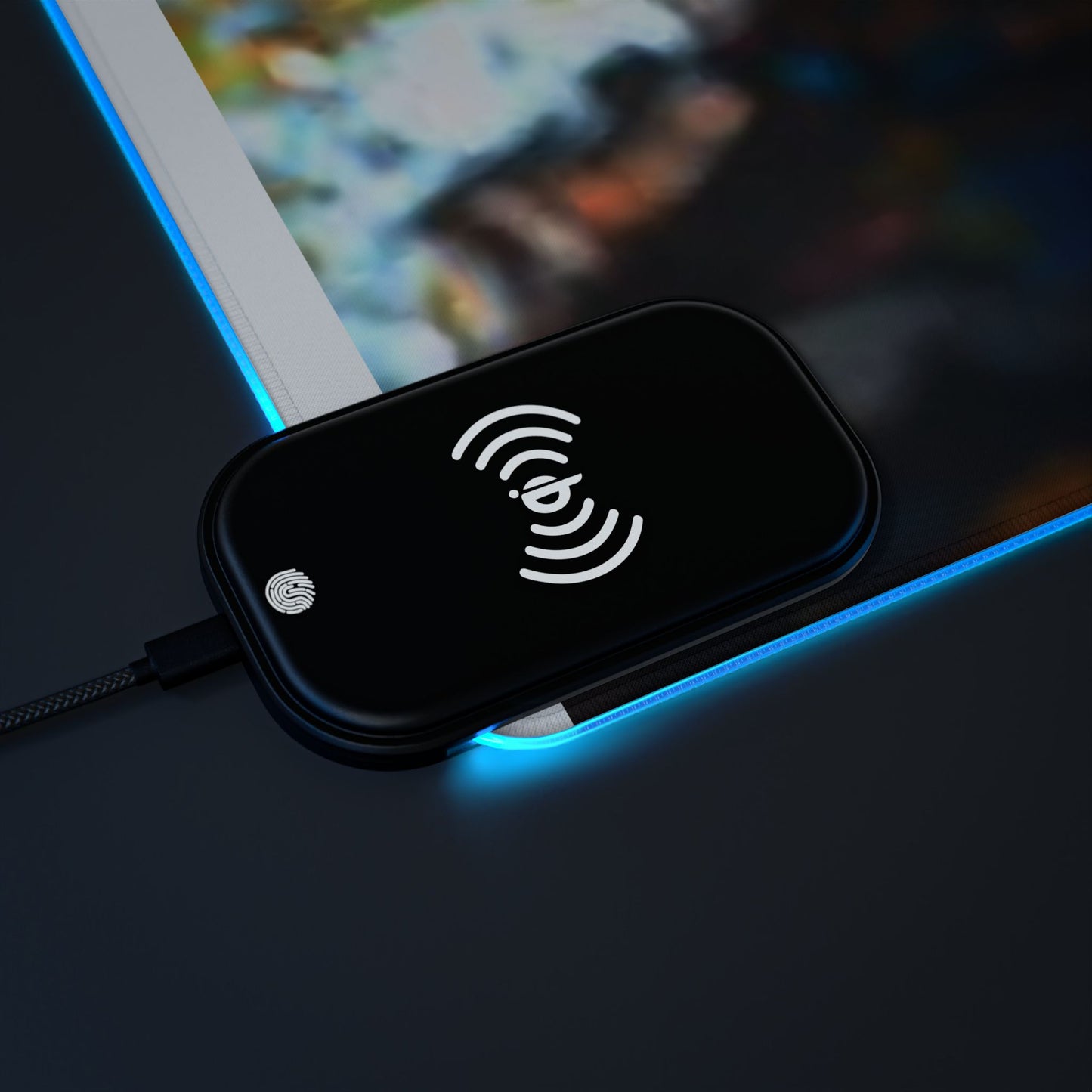 Luffy, one piece - LED Wireless Charging Gaming Mouse Pad