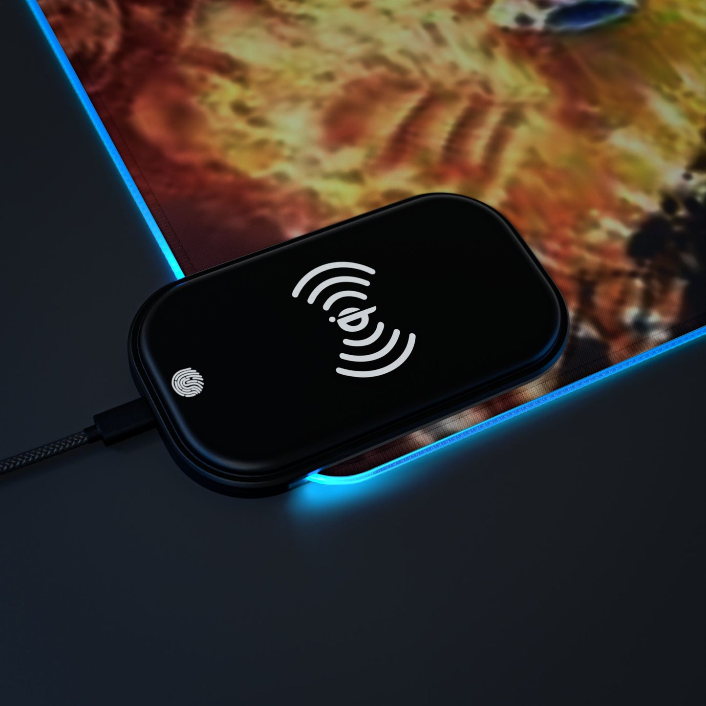 Luffy x Law - LED Gaming Mouse Pad with Wireless Charging