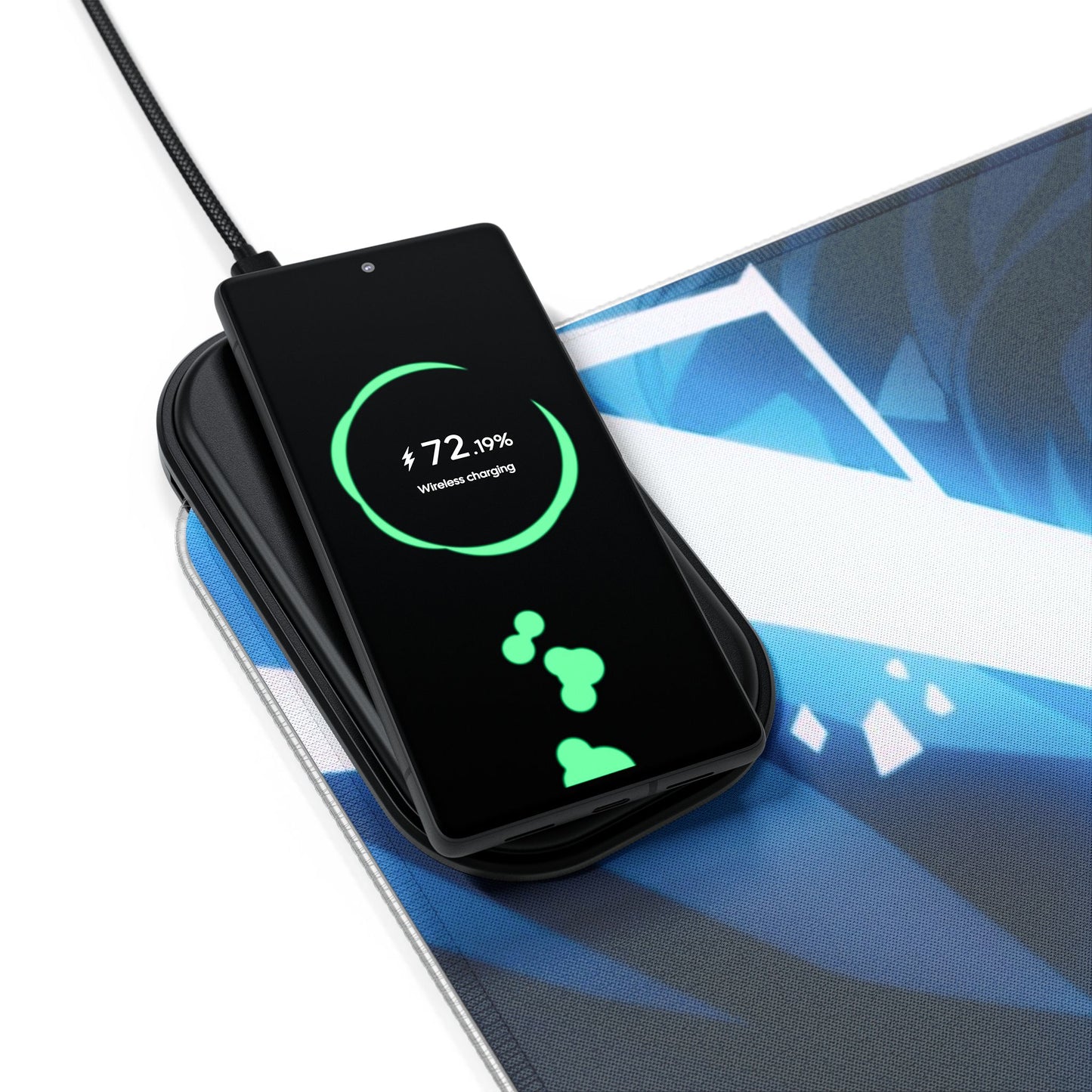 Sasuke Uchiha - LED Gaming Mouse Pad with Wireless Charging