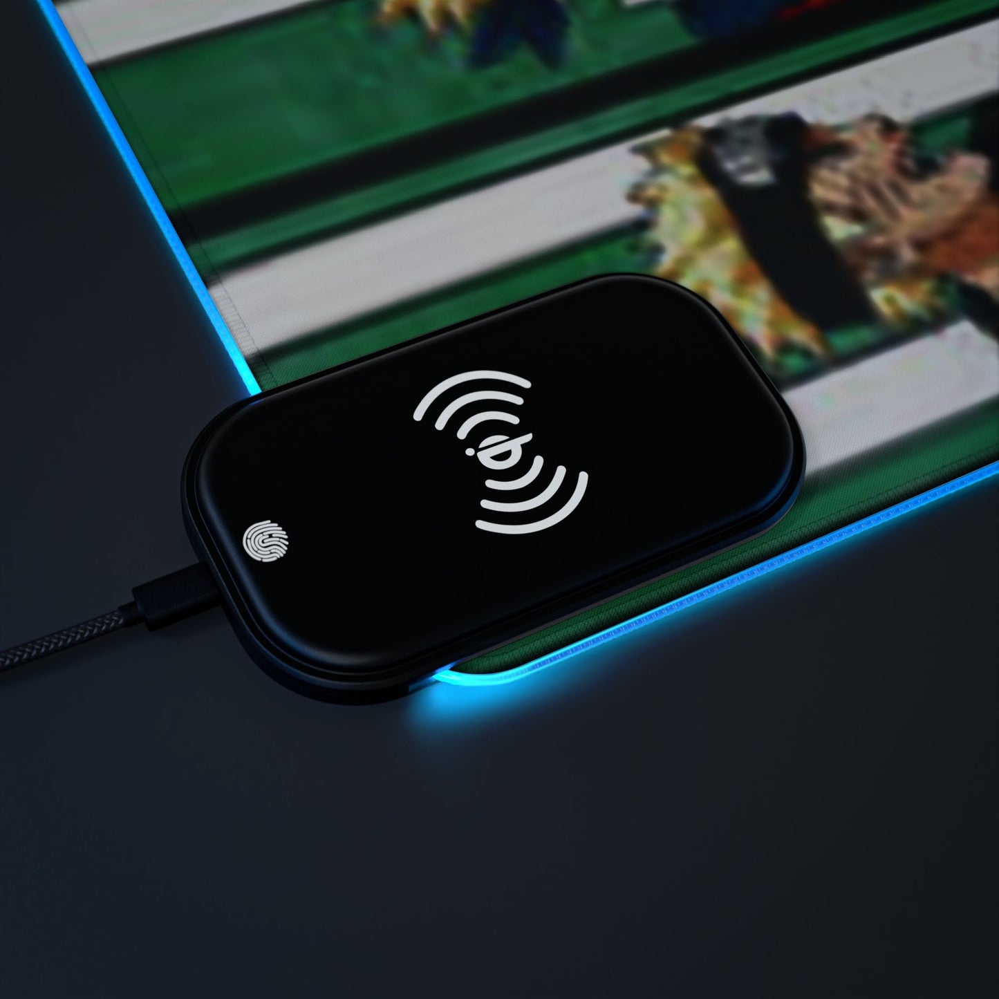 Naruto LED Wireless Charging Gaming Mouse Pad