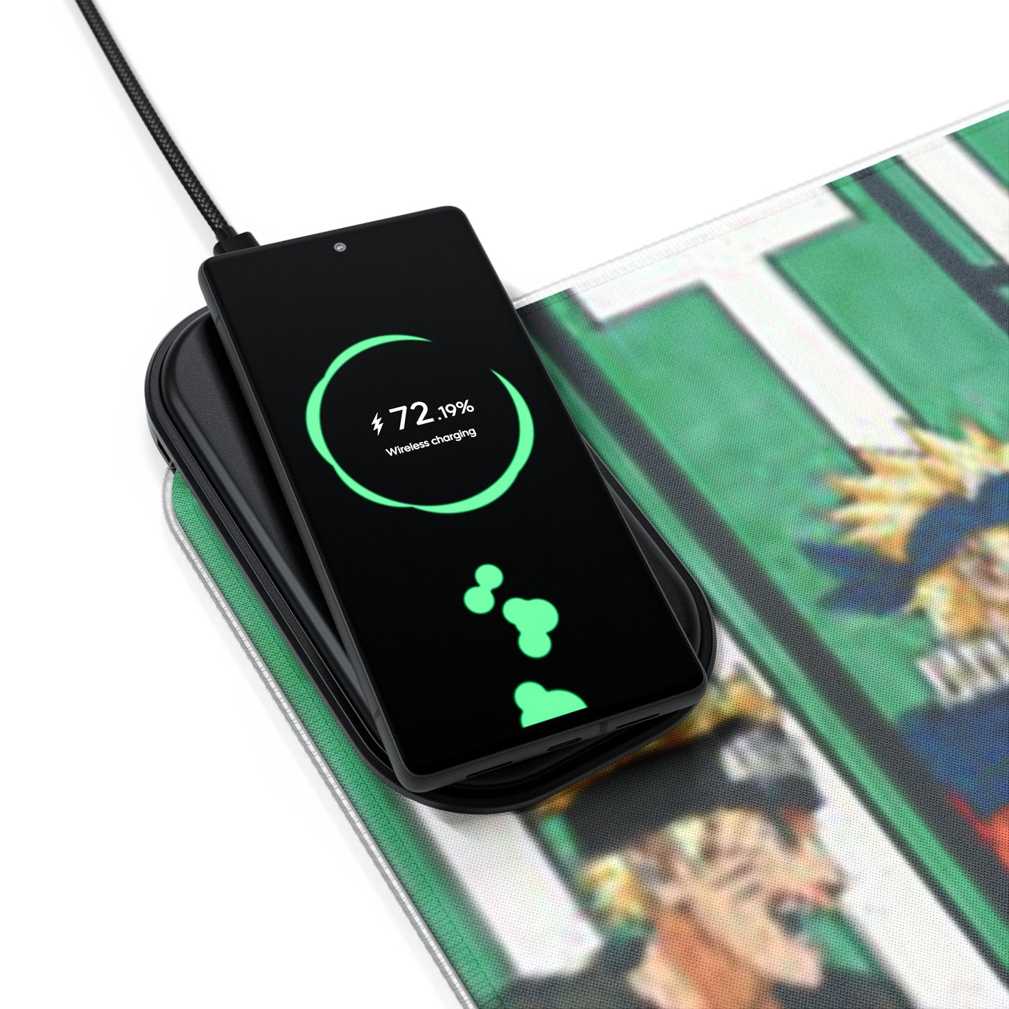 Naruto LED Wireless Charging Gaming Mouse Pad