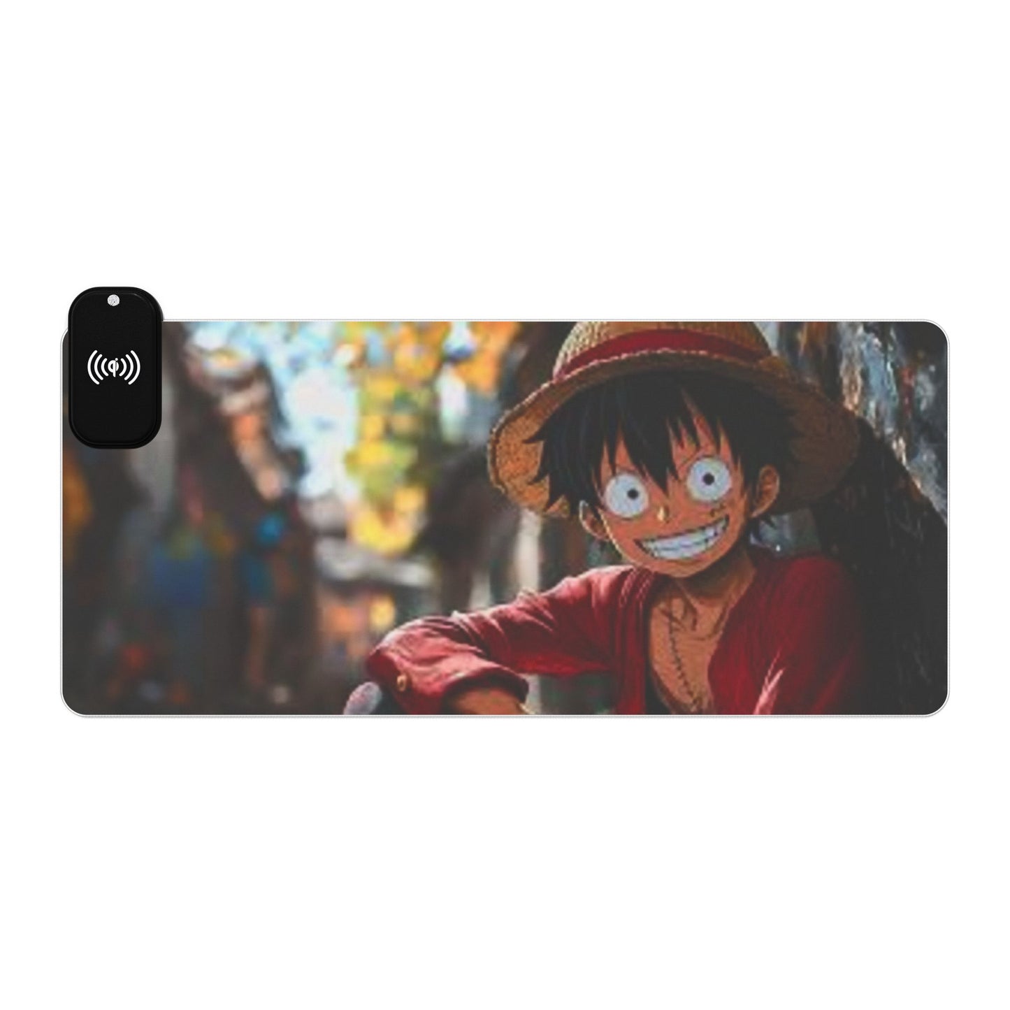 Luffy, one piece - LED Wireless Charging Gaming Mouse Pad