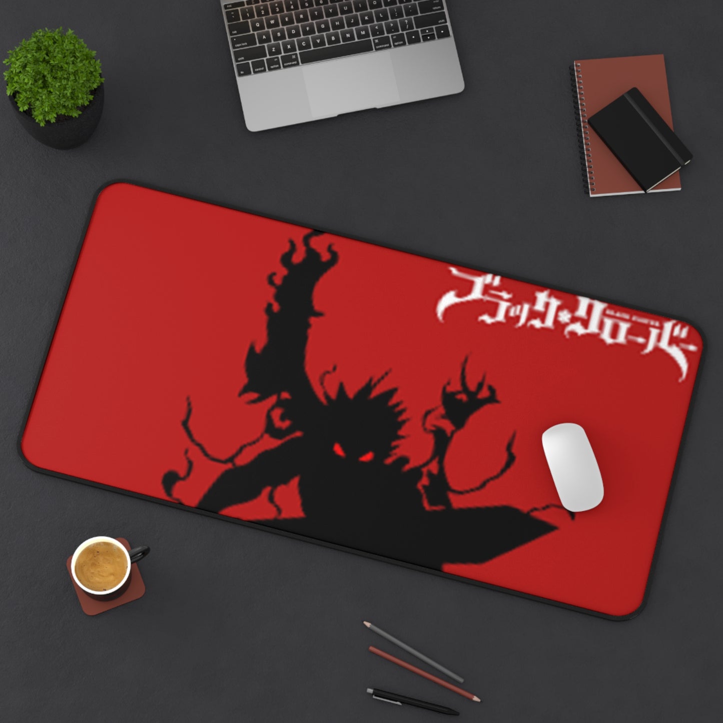 Black clover - Stylish Desk Mat with Bold Design