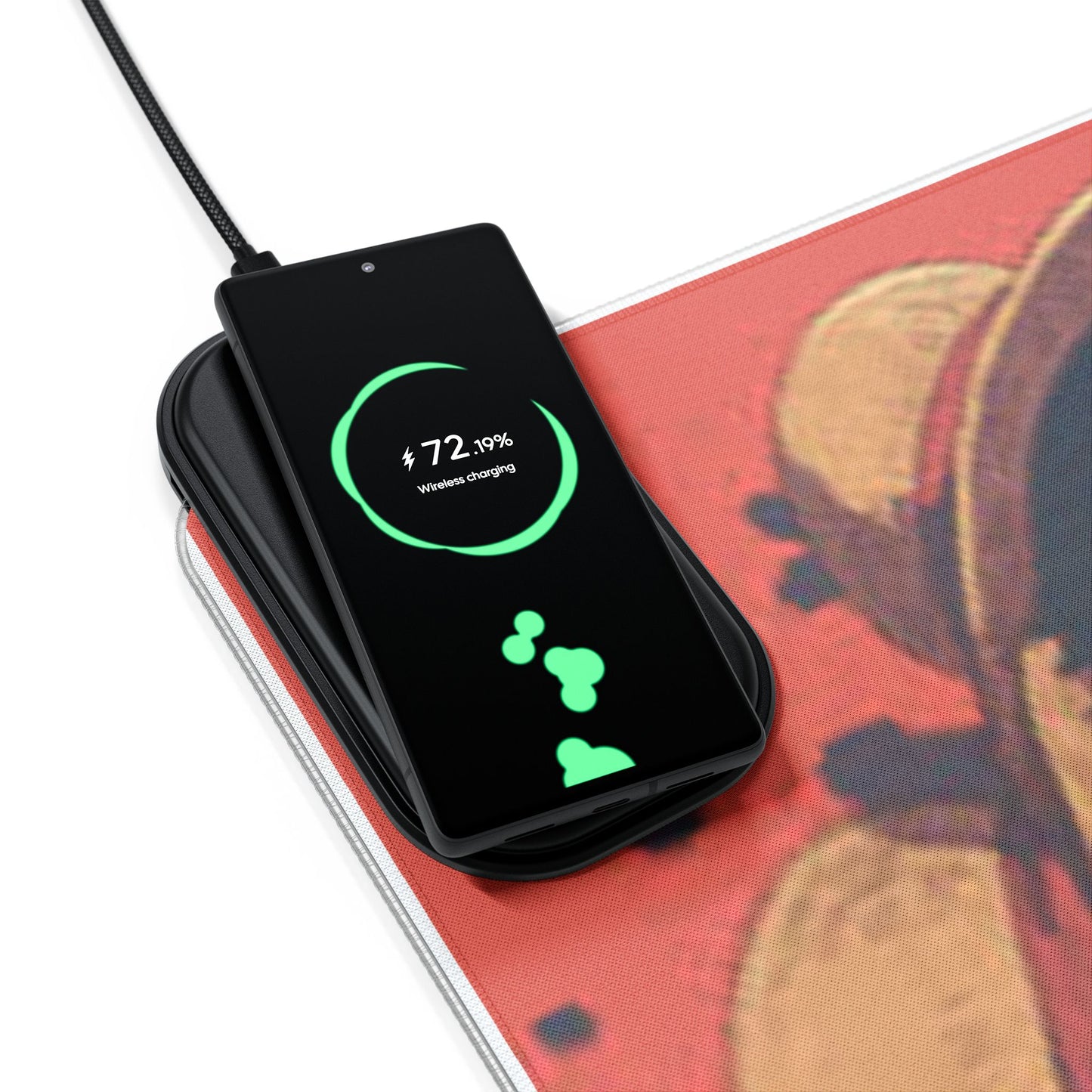 Luffy, One piece - LED Wireless Charging Gaming Mouse Pad