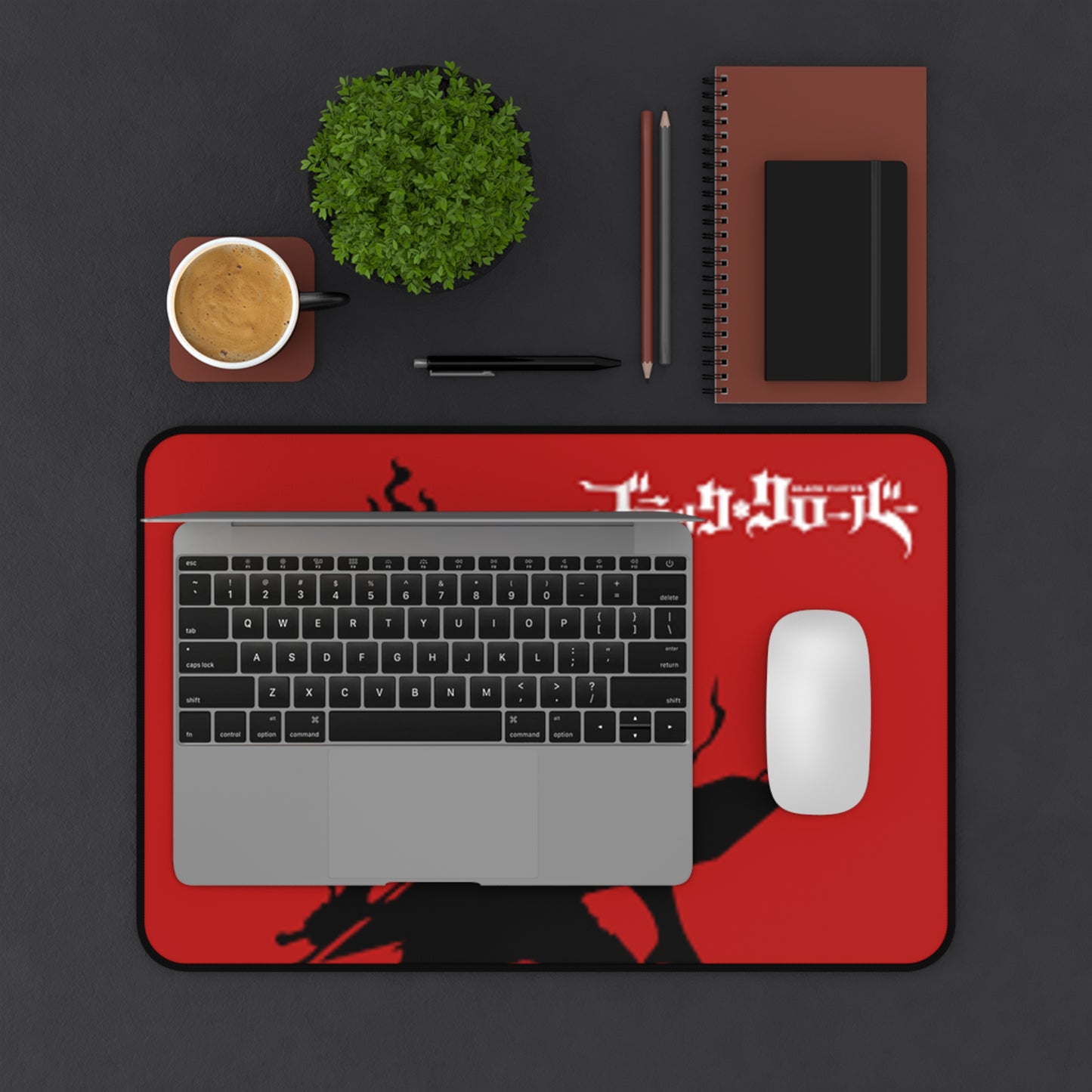 Black clover - Stylish Desk Mat with Bold Design