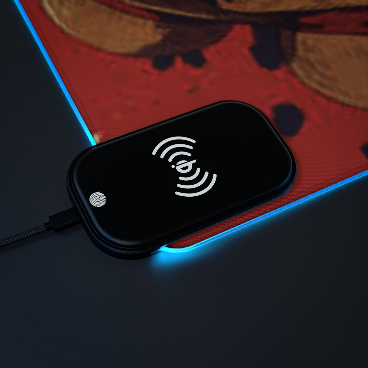Luffy, One piece - LED Wireless Charging Gaming Mouse Pad