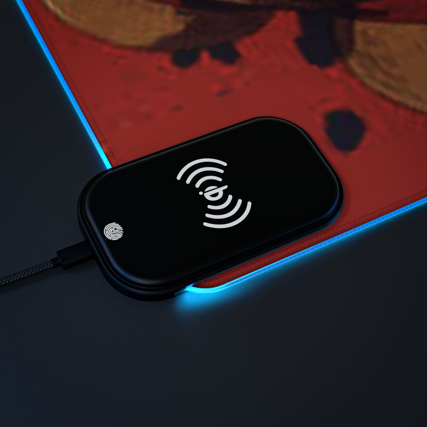 Luffy, One piece - LED Wireless Charging Gaming Mouse Pad