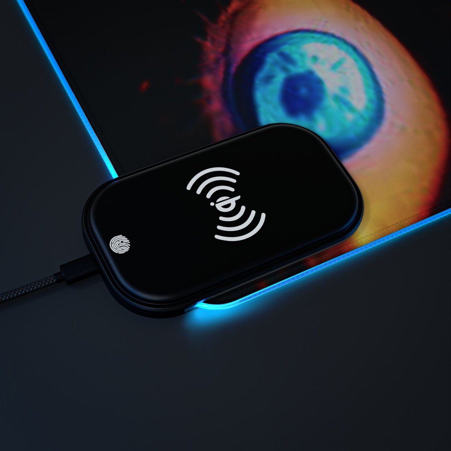 Jujutsu kaisen LED Gaming Mouse Pad with Wireless Charging