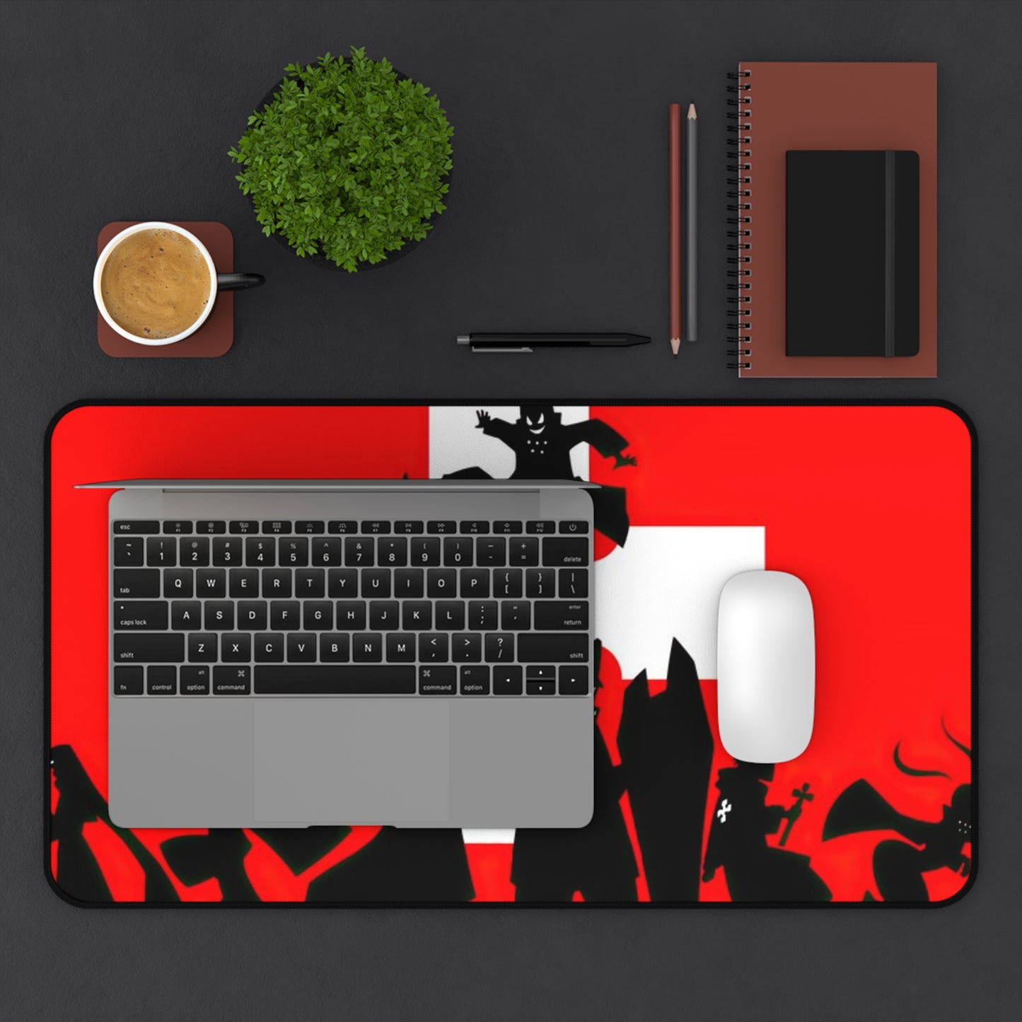 Fire force, company 8 - Anime-Inspired Desk Mat