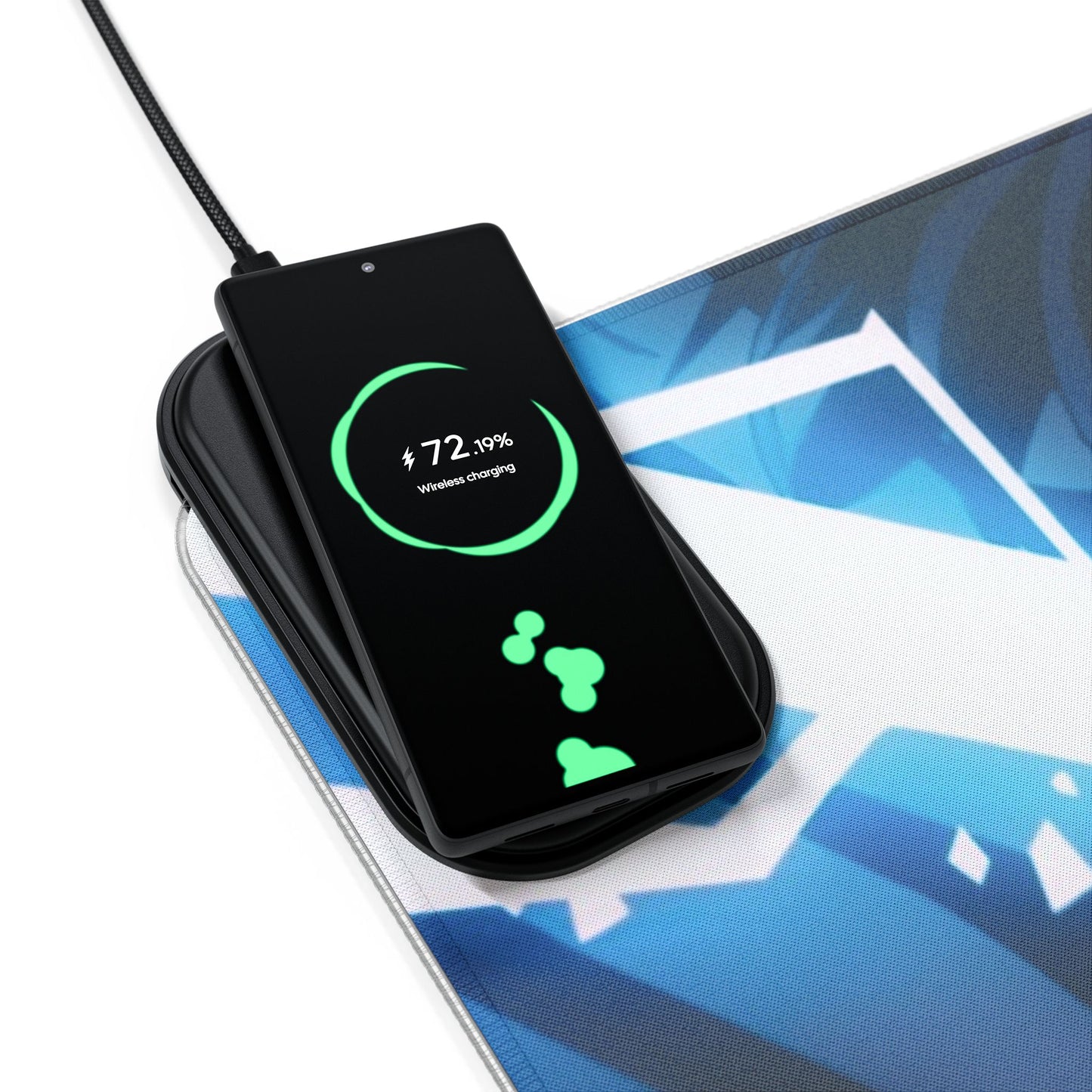 Sasuke Uchiha - LED Gaming Mouse Pad with Wireless Charging