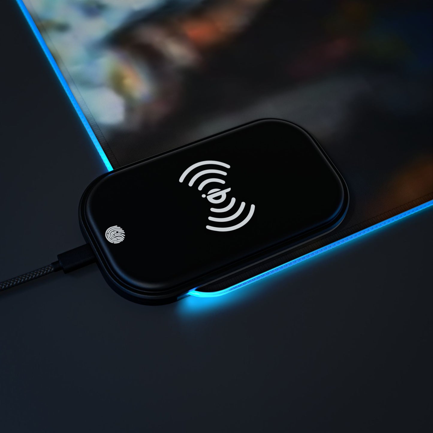 Luffy, one piece - LED Wireless Charging Gaming Mouse Pad
