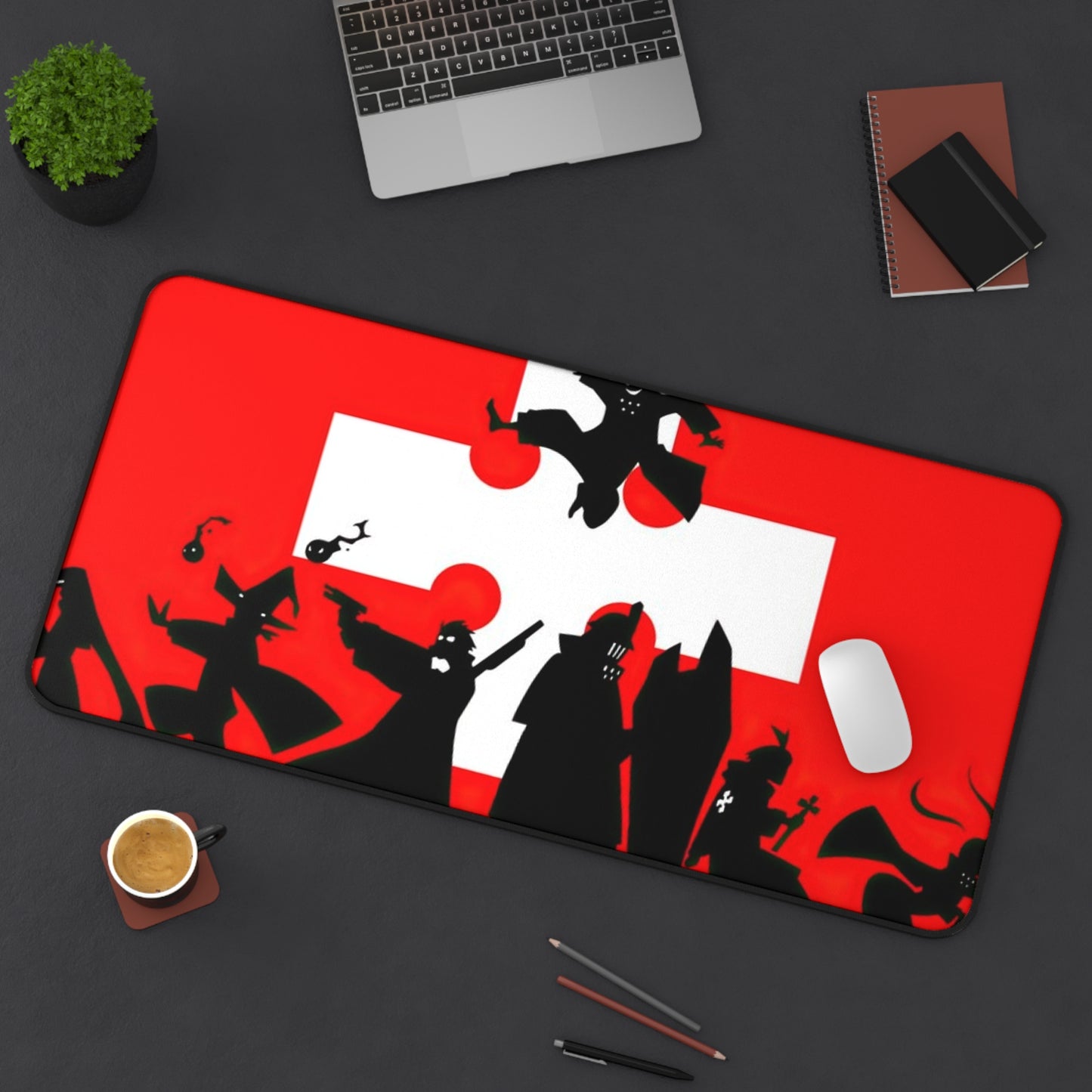 Fire force, company 8 - Anime-Inspired Desk Mat