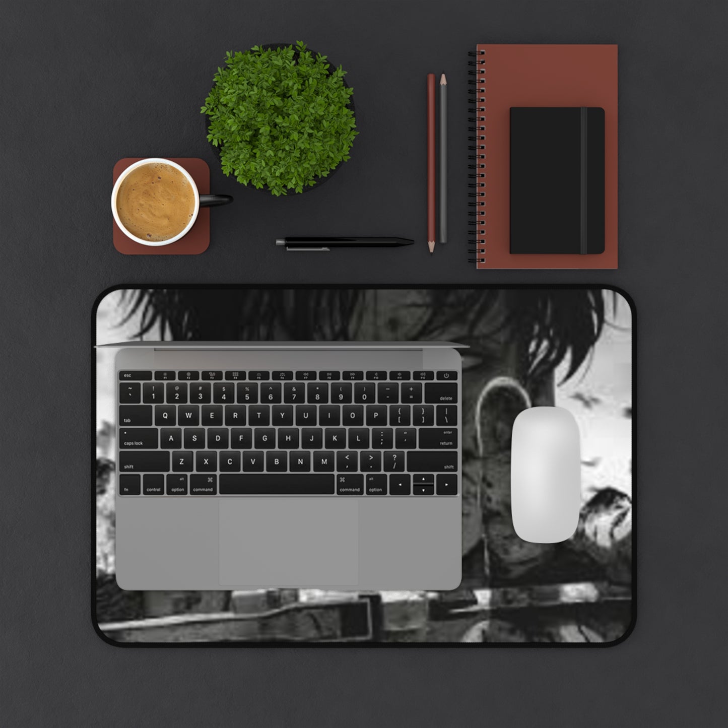 Captain Levi Ackerman, AOT - Anime Desk Mat