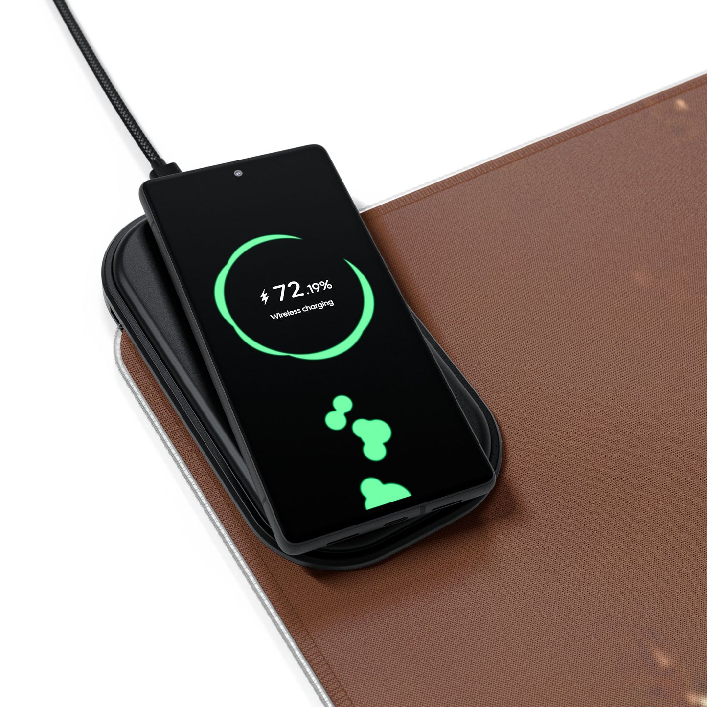 LED Gaming Mouse Pad with Wireless Charging - Ace, one piece