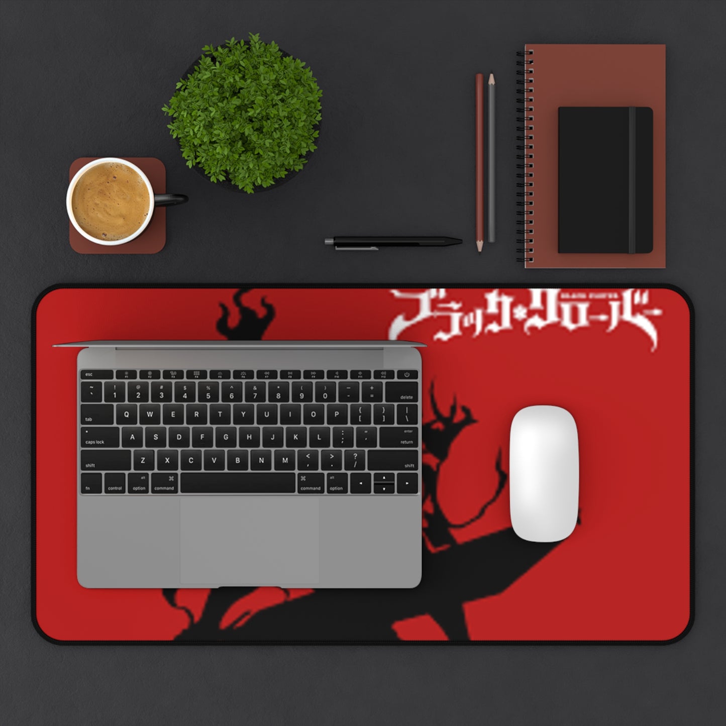 Black clover - Stylish Desk Mat with Bold Design