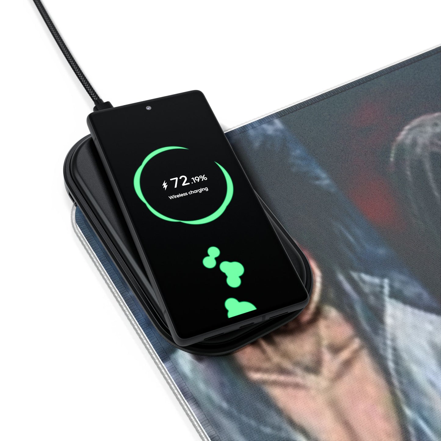 Naruto, Uchiha members - LED Wireless Charging Gaming Mouse Pad