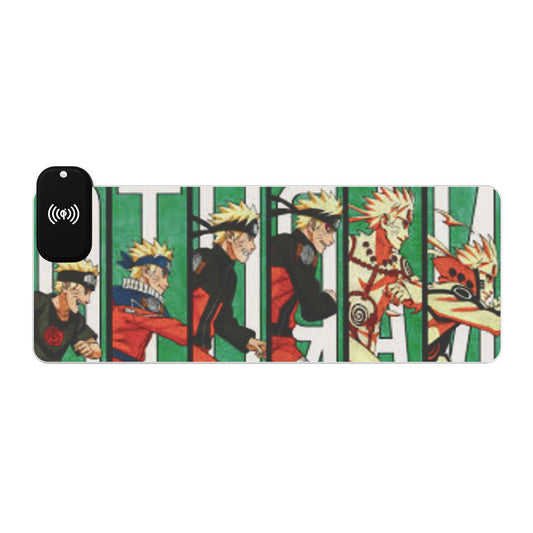 Naruto LED Wireless Charging Gaming Mouse Pad