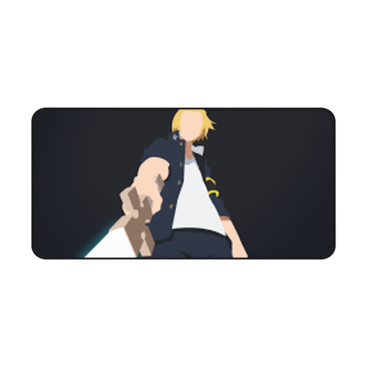 Edgy Gamer Desk Mat - Perfect for Gaming, Home Office, or Study, Features Dynamic Character Design, Ideal Gift for Gamers