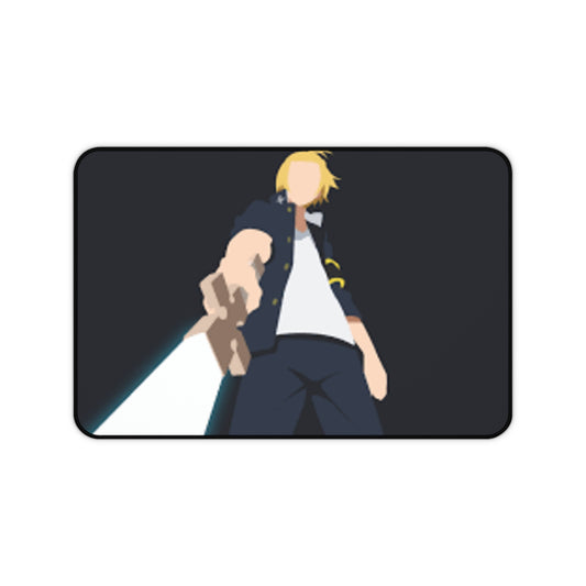 Edgy Gamer Desk Mat - Perfect for Gaming, Home Office, or Study, Features Dynamic Character Design, Ideal Gift for Gamers