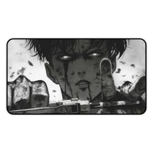 Captain Levi Ackerman, AOT - Anime Desk Mat