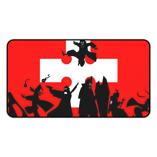 Fire force, company 8 - Anime-Inspired Desk Mat