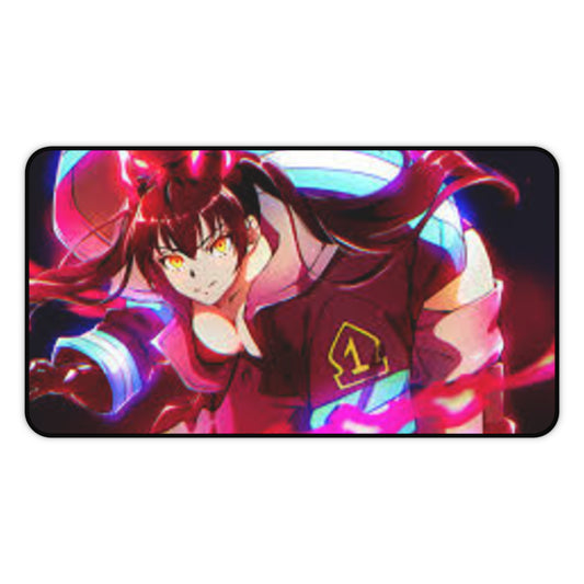 Fire force, Tamaki - Anime Desk Mat with Vibrant Design