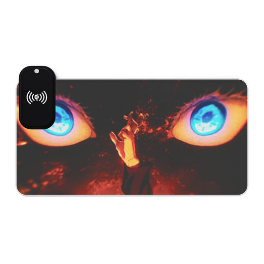Jujutsu kaisen LED Gaming Mouse Pad with Wireless Charging