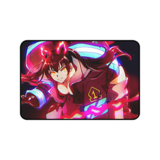 Fire force, Tamaki - Anime Desk Mat with Vibrant Design