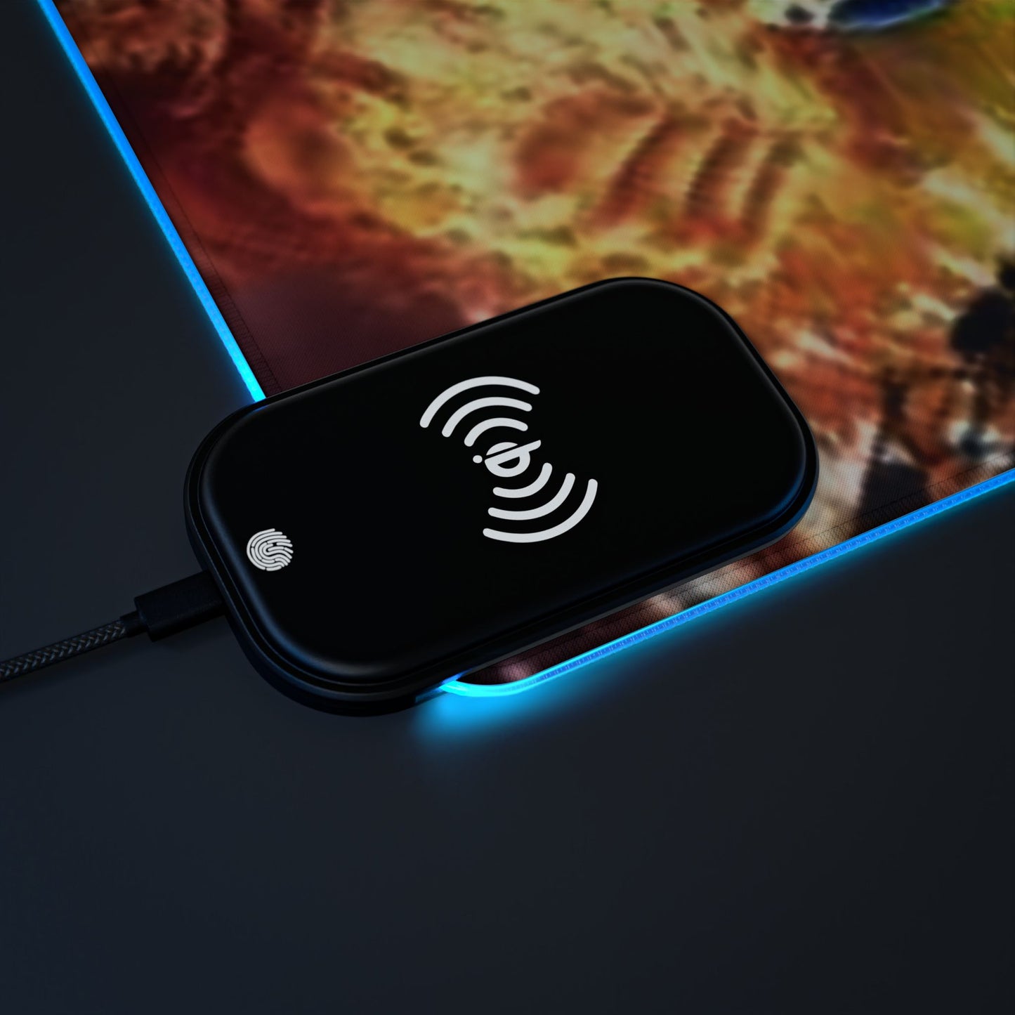 Luffy x Law - LED Gaming Mouse Pad with Wireless Charging