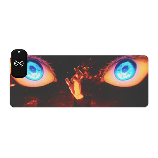 Jujutsu kaisen LED Gaming Mouse Pad with Wireless Charging