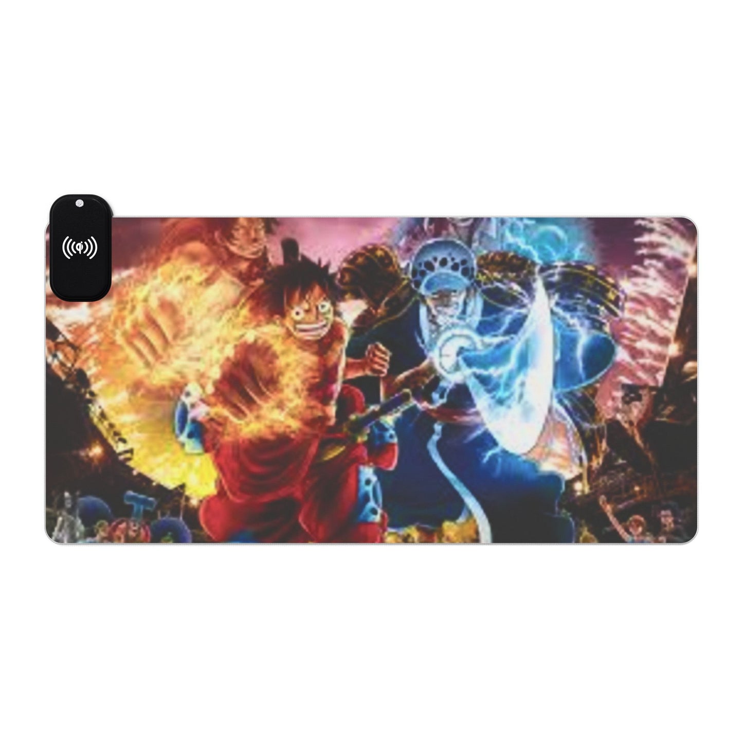 Luffy x Law - LED Gaming Mouse Pad with Wireless Charging